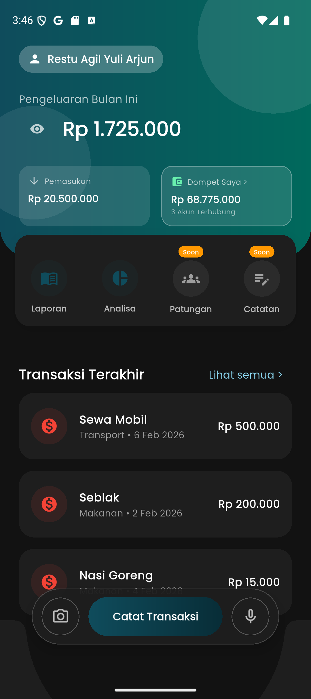 ArtoKu Dashboard